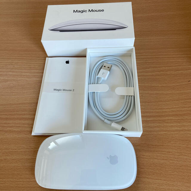 Apple(アップル)のApple Magic Mouse2 + Wireless Keyboard スマホ/家電/カメラのPC/タブレット(PC周辺機器)の商品写真