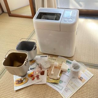 サンヨー(SANYO)のGOPAN ゴパン 2011年製　箱　説明書　付属品あり(ホームベーカリー)