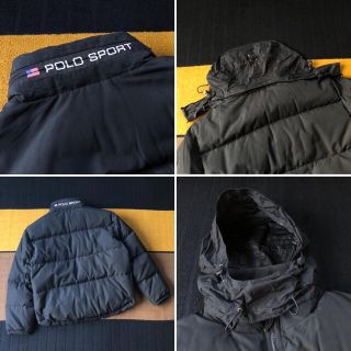 90s POLO SPORT ラルフローレン ダウンジャケット 肉厚 L 赤