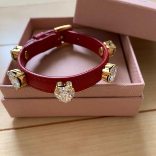 ミュウミュウ(miumiu)のMIU MIU バレンタイン限定❤︎ブレスレット(ブレスレット/バングル)