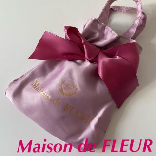 メゾンドフルール(Maison de FLEUR)のメゾンドフルール　ムック本　付録　ミニバッグ💕新品✨ピンク(エコバッグ)