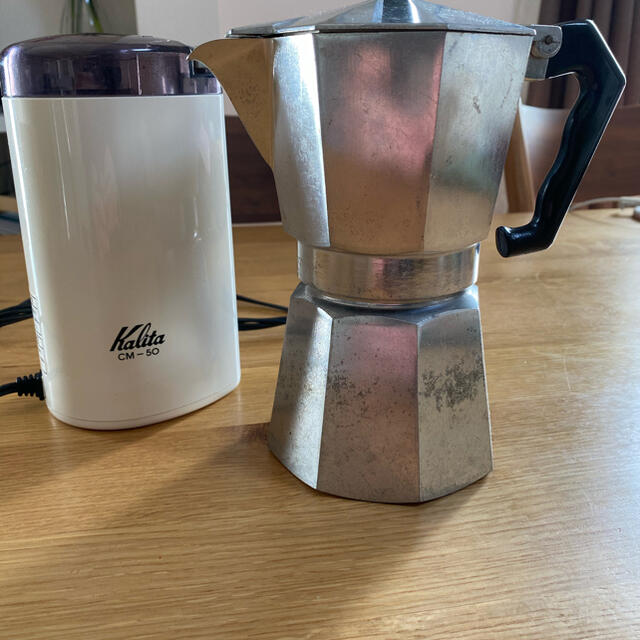 希少 Bialetti Moka Express と Kalita CM-50