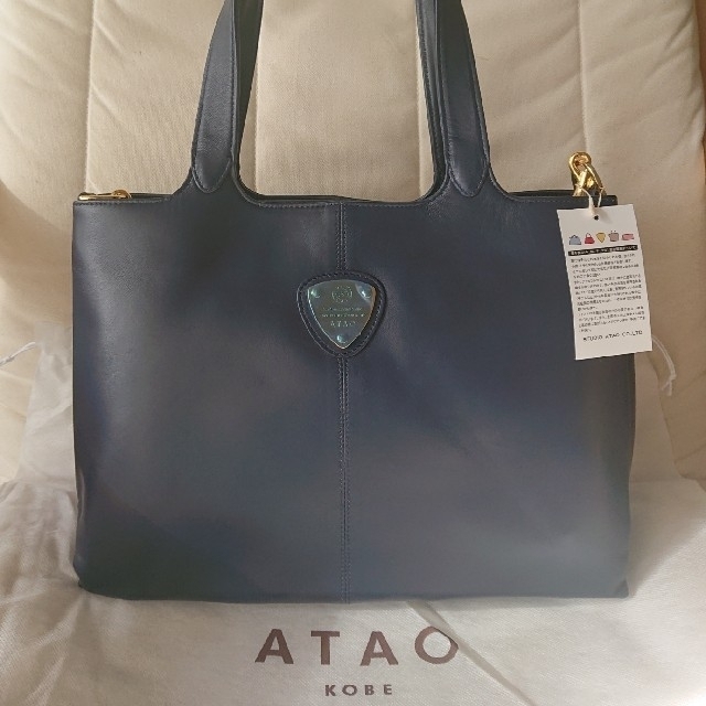 アタオ ATAO ダックワーズ ネイビー トートバッグトートバッグ