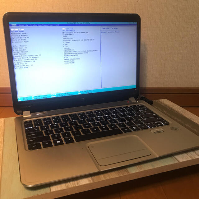 ジャンクノートPC i5 3317U/4Gメモリ