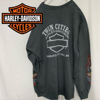 ハーレーダビッドソン(Harley Davidson)のHARLEY-DAVIDSON L/S Tシャツ(Tシャツ/カットソー(七分/長袖))