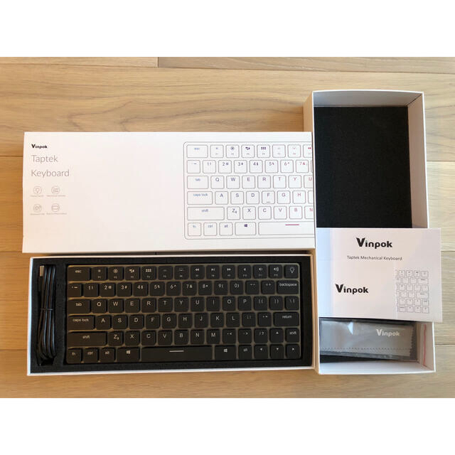 ランキング第1位 Vinpok Taptek 超薄型ワイヤレス メカニカルキーボード PC周辺機器 ランキング第1位 Vinpok Taptek 超薄型ワイヤレス メカニカルキーボード PC周辺機器