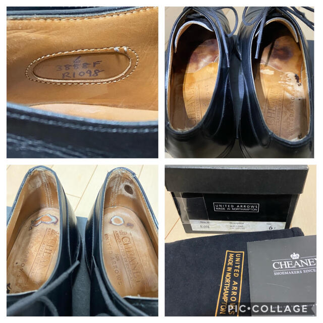 CHEANEY(チーニー)の年始セール❗️ チーニー　UK6F 25cm 靴袋・箱あり　ブラック　革靴 メンズの靴/シューズ(ドレス/ビジネス)の商品写真