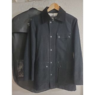 バーバリーブラックレーベル(BURBERRY BLACK LABEL)の専用！■新品、未使用　●人気スウェード生地　ブラックコート(トレンチコート)