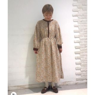 エヘカソポ(ehka sopo)の(新品/タグ付き)クレリック花柄ワンピース(ロングワンピース/マキシワンピース)