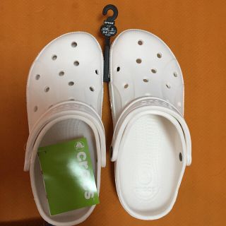 クロックス(crocs)のクロックス新品 25cm ホワイト(サンダル)