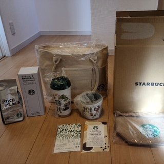 スターバックスコーヒー(Starbucks Coffee)のスタバ　2021年 福袋　抜き取り無し(フード/ドリンク券)