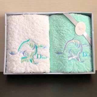 Dior  フェイスタオル　2枚　新品(タオル/バス用品)