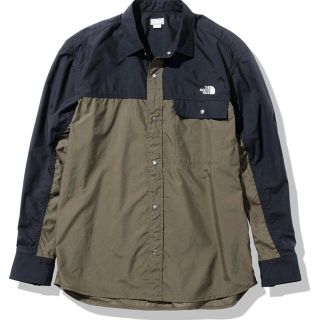 ザノースフェイス(THE NORTH FACE)のロングスリーブヌプシシャツ　Lサイズ(シャツ)