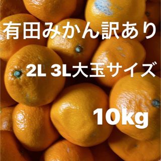 有田みかん訳あり　2L〜3L大玉サイズ 10kg入り‼️(フルーツ)