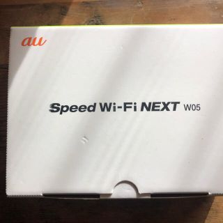 エーユー(au)のWi Fi NEXT W05 楽天UN-LIMIT対応 SIMフリー(その他)