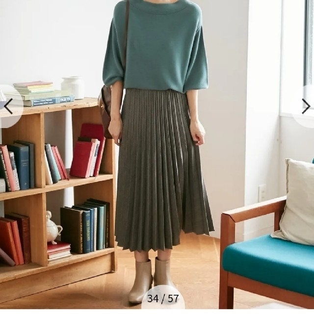 anyFAM(エニィファム)のanyFAM プリーツスカートサイズ1 未使用美品 レディースのスカート(ロングスカート)の商品写真