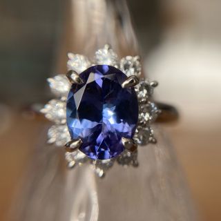 ⭐️ほのかなバイカラー⭐️タンザナイト　リング　1.4ct(リング(指輪))