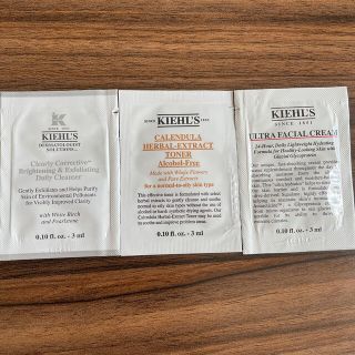 キールズ(Kiehl's)のキールズ　サンプル　クレンザー　トナー　クリーム(サンプル/トライアルキット)