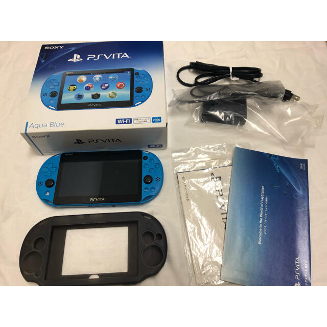 PS Vita Wi-Fiモデル アクア・ブルー(PCH-2000ZA23)エンタメ/ホビー