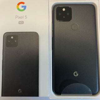 グーグルピクセル(Google Pixel)のGoogle Pixel5 ブラック(スマートフォン本体)