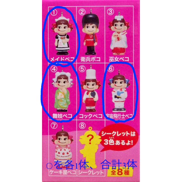 ミニミニペコちゃんセット
