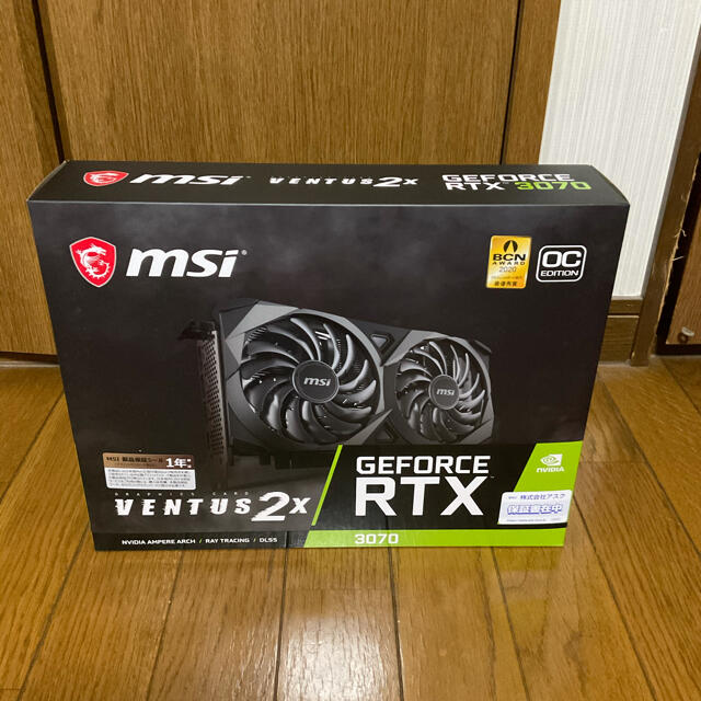 MSI GeForce RTX 3070 VENTUS 2X OCスマホ/家電/カメラ