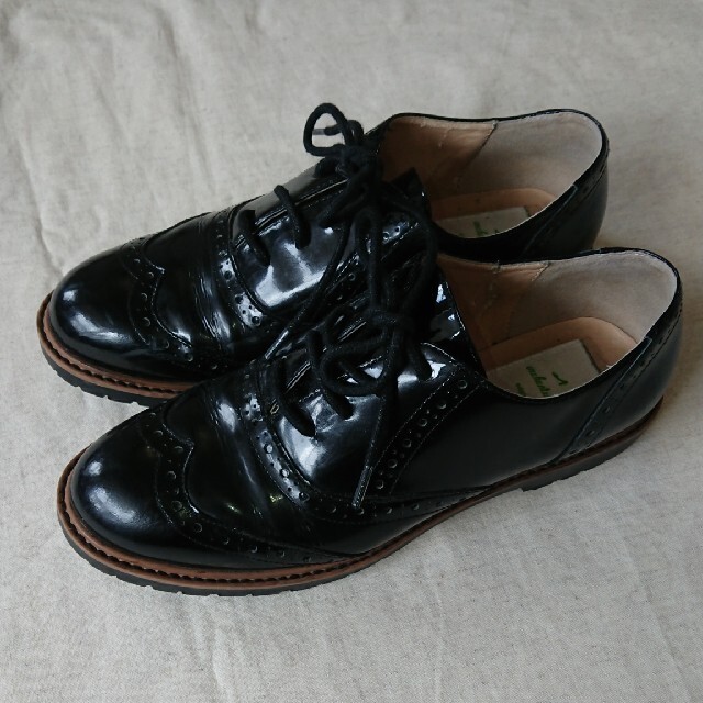 enchanted エンチャンテッド ウィングチップレースアップシューズ レディースの靴/シューズ(ローファー/革靴)の商品写真