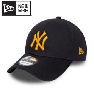 ニューエラー(NEW ERA)のニューエラ キャップ NY ヤンキース ネイビー ロゴ  イエロー 黄色(キャップ)