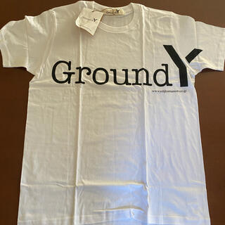 ヨウジヤマモト(Yohji Yamamoto)の【Ground Y】Ground Y GY Logo Graphic Tホワイト(Tシャツ/カットソー(半袖/袖なし))