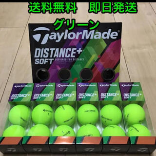 テーラーメイド(TaylorMade)のテーラーメイド ゴルフボール ディスタンス+ ソフト マットグリーン18個(ゴルフ)