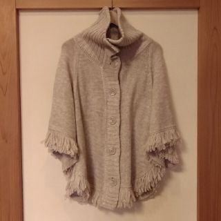 ★新品★Rue de B bisニットポンチョ(ポンチョ)