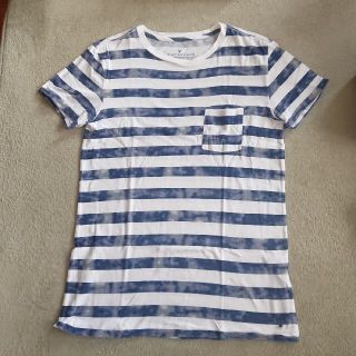 アメリカンイーグル(American Eagle)のアメリカンイーグルボーダーTシャツSサイズ(Tシャツ/カットソー(半袖/袖なし))