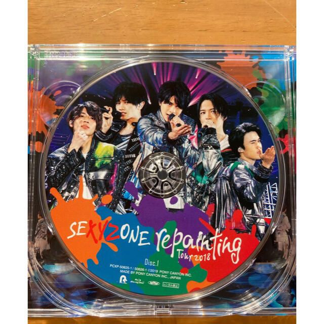 Sexy Zone(セクシー ゾーン)のSEXY　ZONE　repainting　Tour　2018（Blu-ray初回 エンタメ/ホビーのDVD/ブルーレイ(ミュージック)の商品写真