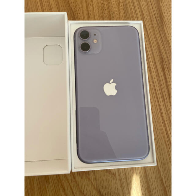 iPhone 11 パープル 128 GB SIMフリー中古品で傷もございます