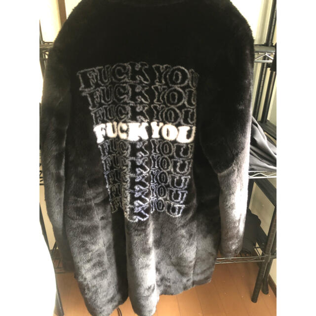 supreme hysteric glamour faux fur coat L