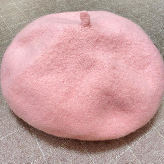 （528）ベレー帽 ピンク 57.5cm(ハンチング/ベレー帽)