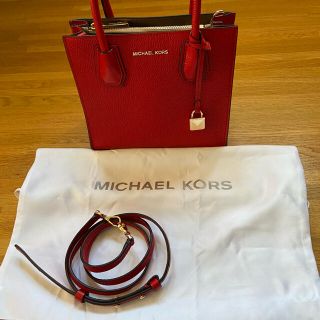 マイケルコース(Michael Kors)の最終値下げ◎MICHAEL MERCER(レッド)(ハンドバッグ)