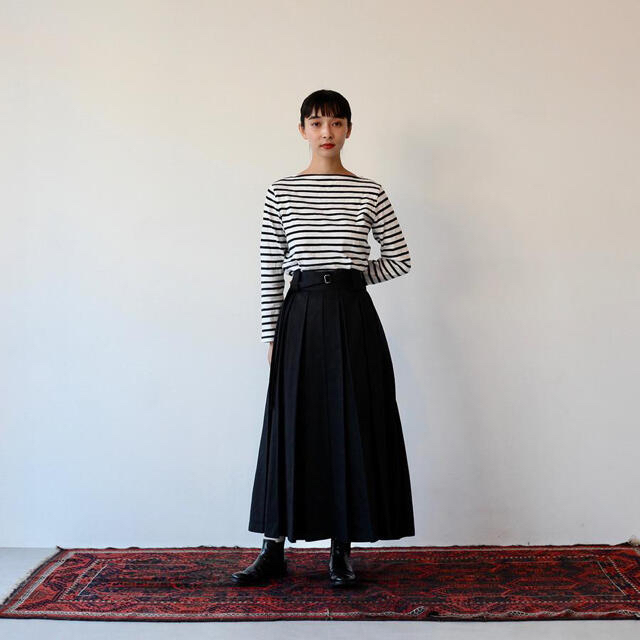 foufou supertucklongskirt スーパータックロングスカート