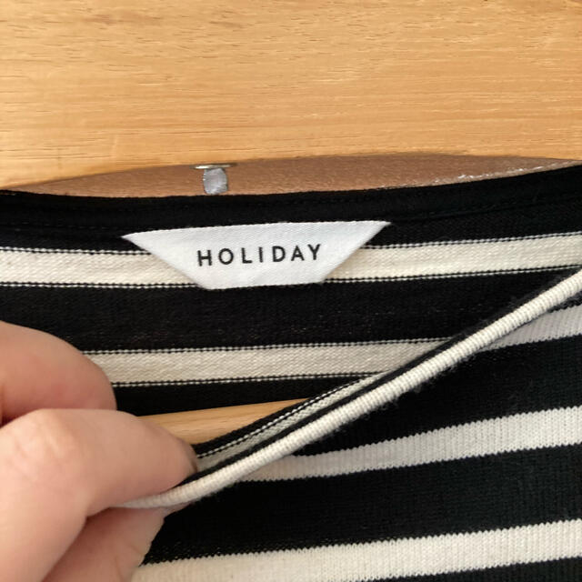 holiday(ホリデイ)のスピックアンドスパンで購入　HOLIDAY トップス レディースのトップス(カットソー(長袖/七分))の商品写真