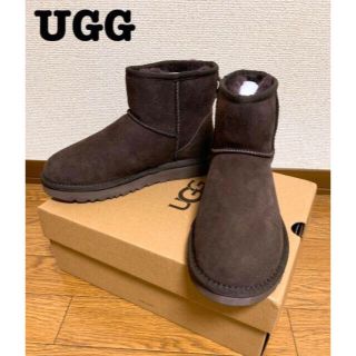 アグ(UGG)のUGG ムートンブーツ　チョコレート　25センチ(ブーツ)