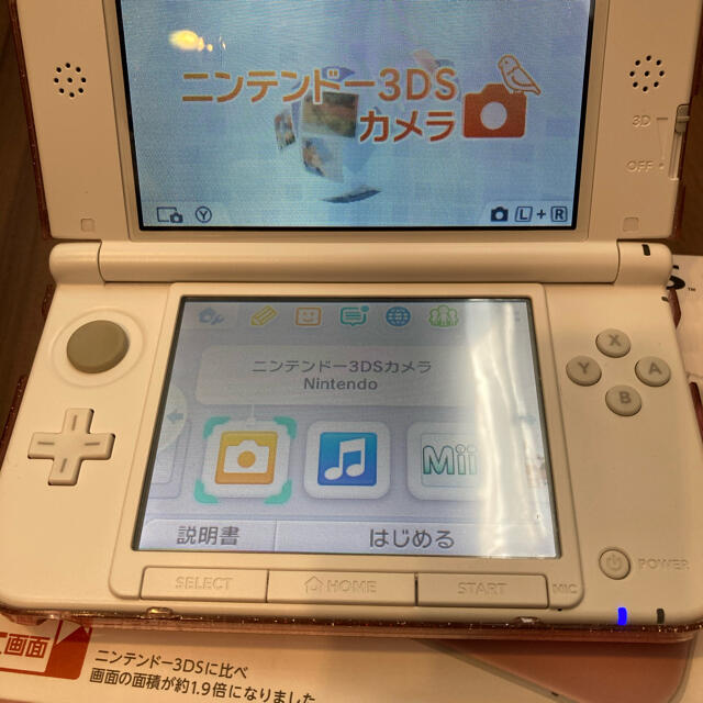 ニンテンドー3DS - Nintendo 3DS LL ピンク×ホワイトの通販 by かなぴ