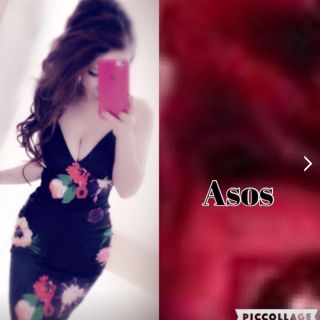 エイソス(asos)のAsos新品(ひざ丈ワンピース)