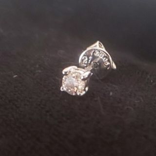 【鑑別書あり】ダイヤ　ピアス　0.207ct 片方のみ