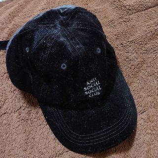 シュプリーム(Supreme)のAnti Social Social Club ASSC Velvet cap(キャップ)