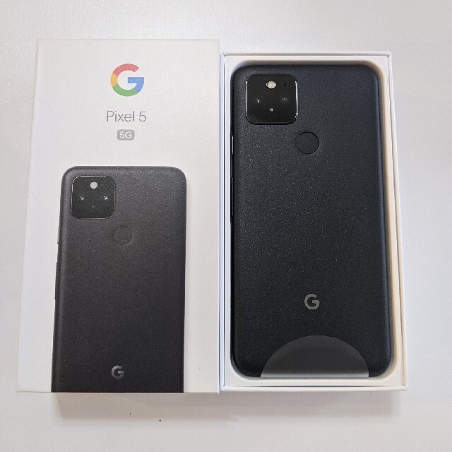 ANDROID(アンドロイド)の【新品 未使用】SIMフリー pixel5 Just Black 128G スマホ/家電/カメラのスマートフォン/携帯電話(スマートフォン本体)の商品写真