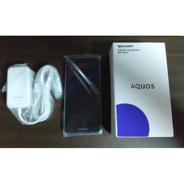 AQUOS sense3 lite SH-RM12 本体 ブラック simフリー