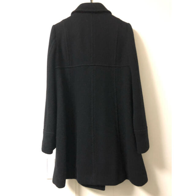 NATURAL BEAUTY BASIC(ナチュラルビューティーベーシック)のKOFI COLLECT コフィーコレクト　黒　ロングコート　Lサイズ　 レディースのジャケット/アウター(ロングコート)の商品写真