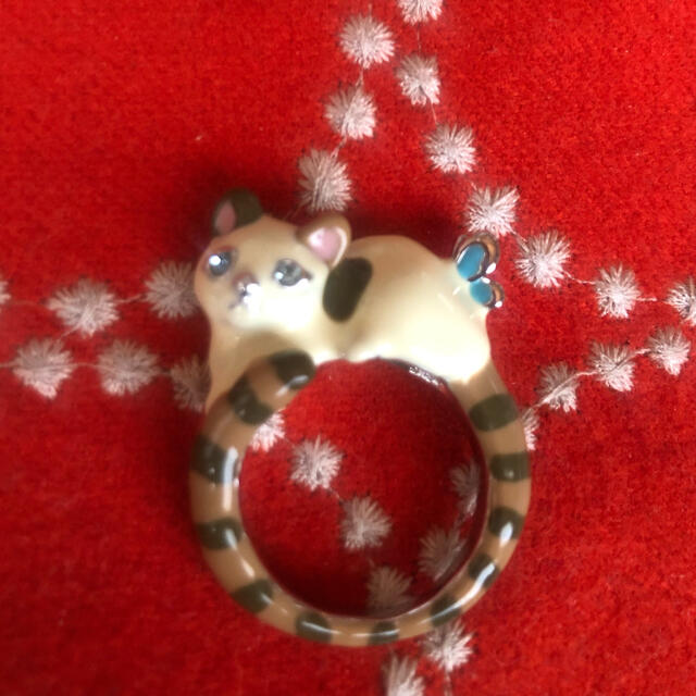 ANNA SUI(アナスイ)のANNA SUI アナスイ　猫の指輪　リング レディースのアクセサリー(リング(指輪))の商品写真