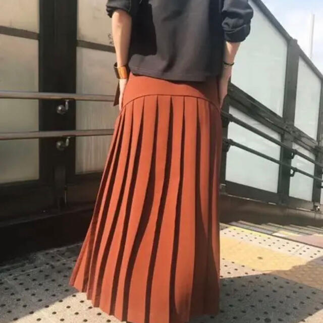 Ameri【新品】バックプリーツスカート
