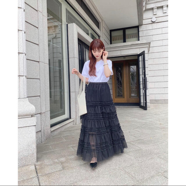 春色3カラー✧ tulle long skirt / acka | parceiraoatacadista.com.br